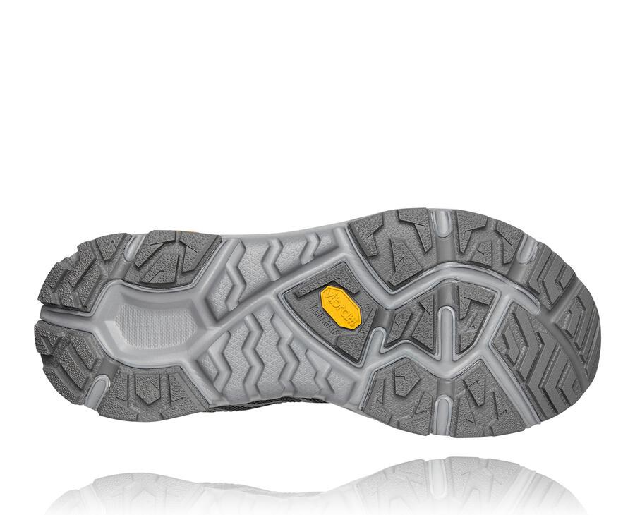 Hiking Boots Mens - Hoka One One Toa GORE-TEX - Grey - QEXUTNJ-17